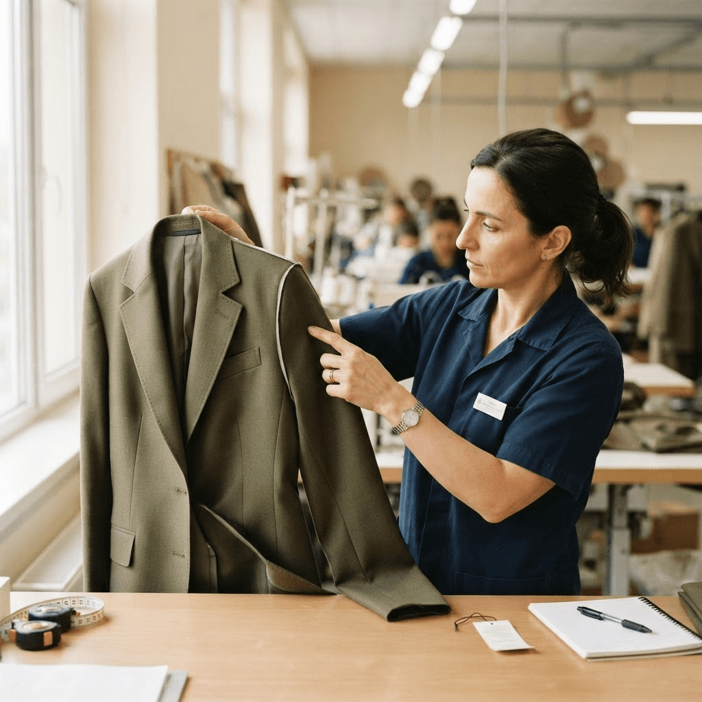 Quality inspection of finished garments