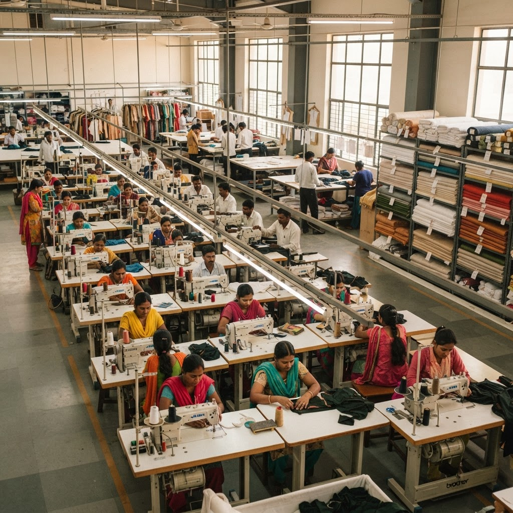 Fashion Creations India garment production floor